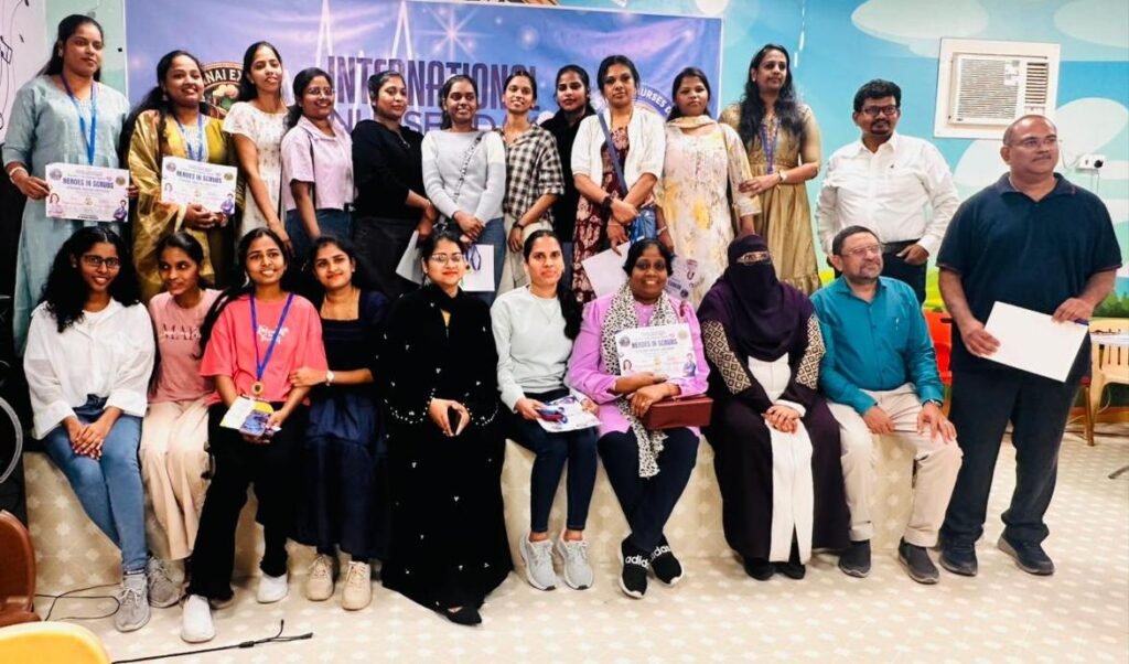 International Nurses day celebrated by Chennai Express Indian Family Restaurant Yesterday.