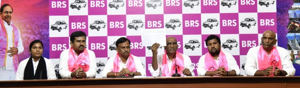 BRS Alleges ₹10,000-Crore Land Scam, Seeks High-Level Probe into ‘22,000 Illegal Transfers’