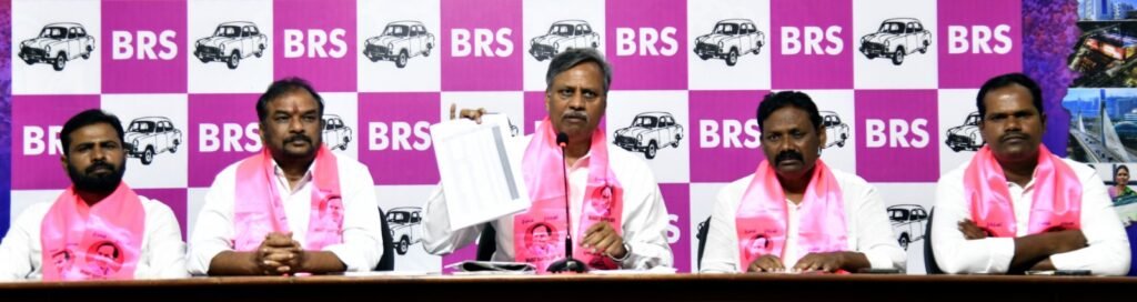 BRS Alleges Government Apathy Amid Rain Deficit, Demands Immediate Water Lifting from Kannepalli