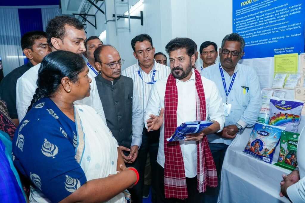 CM Revanth Reddy Unveils New Balamrutham Plant, Pledges ‘Developed and Healthy Telangana’