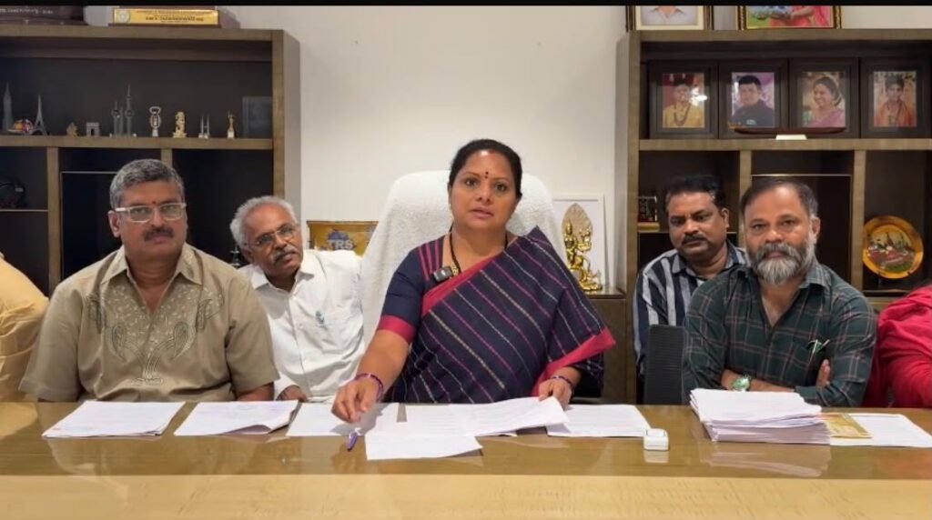 Kavitha Demands CBI, ED Probe into Alleged Irregularities in Chitrapuri Colony